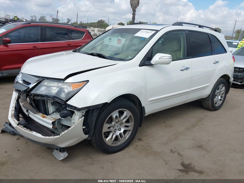 2HNYD28288H550900 2008 ACURA MDX photo no. 2