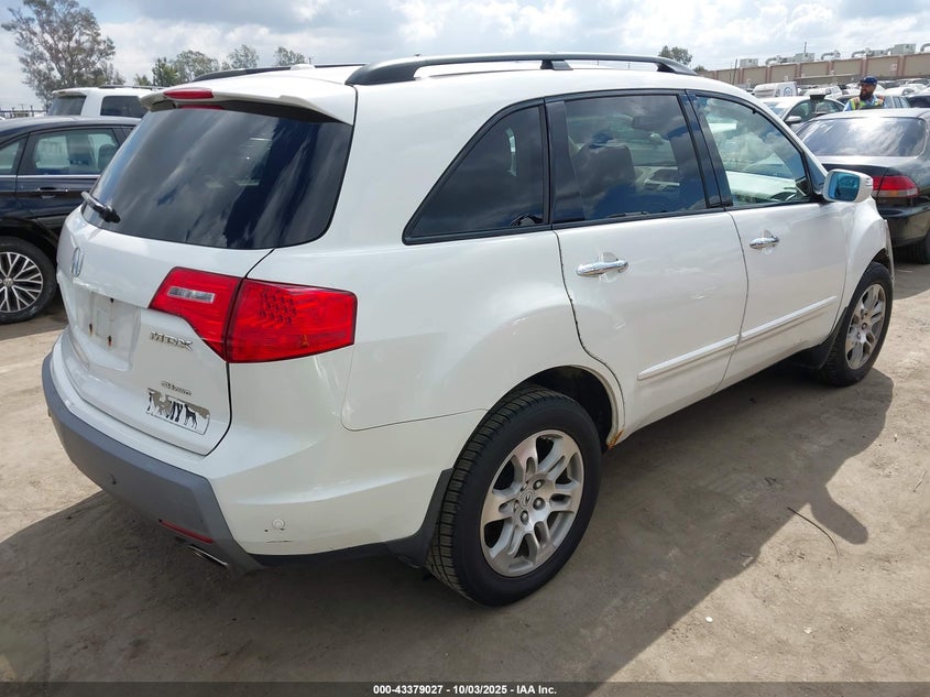 2HNYD28288H550900 2008 ACURA MDX photo no. 4