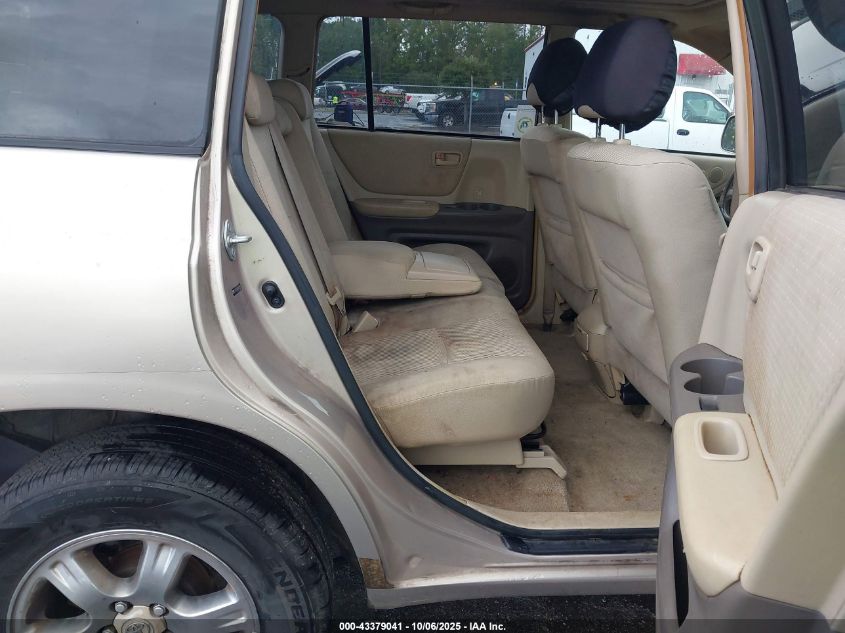 2007 Toyota Highlander V6 VIN: JTEGP21A870145564 Lot: 43379041