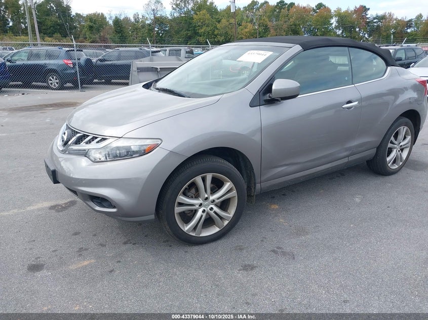 Vin: jn8az1fy1bw001093, lot: 43873787, nissan murano crosscabriolet 20112