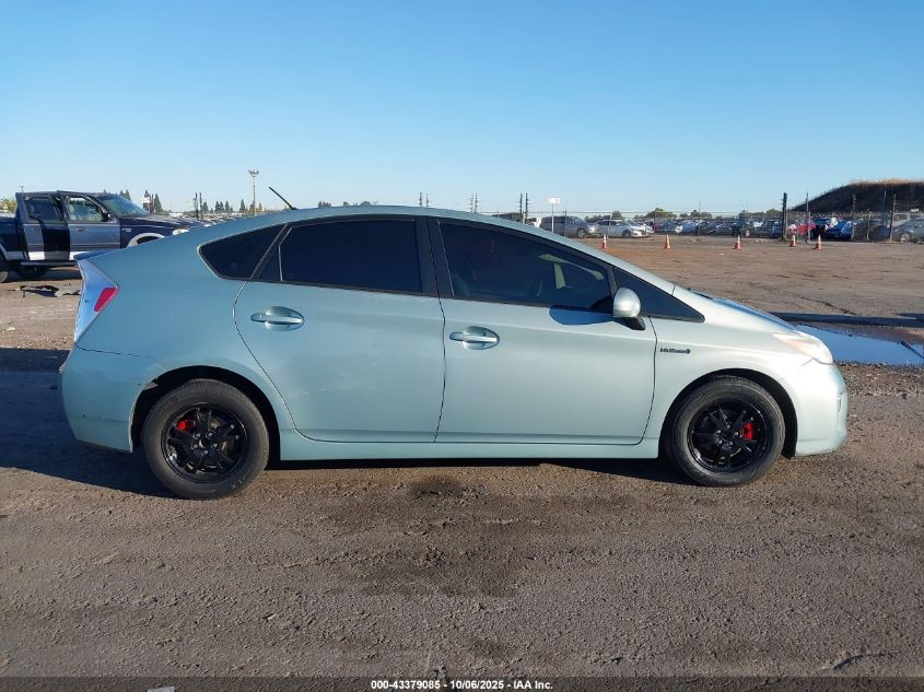 2012 Toyota Prius Two VIN: JTDKN3DU2C1557838 Lot: 43379085