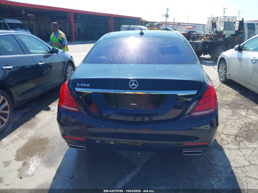 2017 Mercedes-Benz S 550 VIN: WDDUG8CB6HA314952 Lot: 43379100