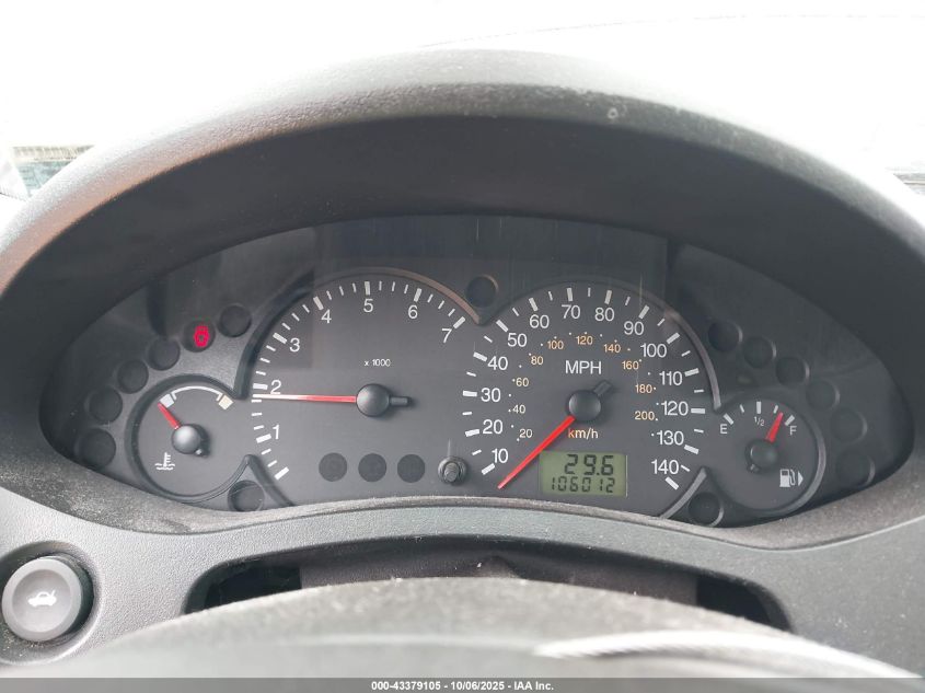 2006 Ford Focus Zx5 VIN: 1FAHP37N26W153721 Lot: 43379105