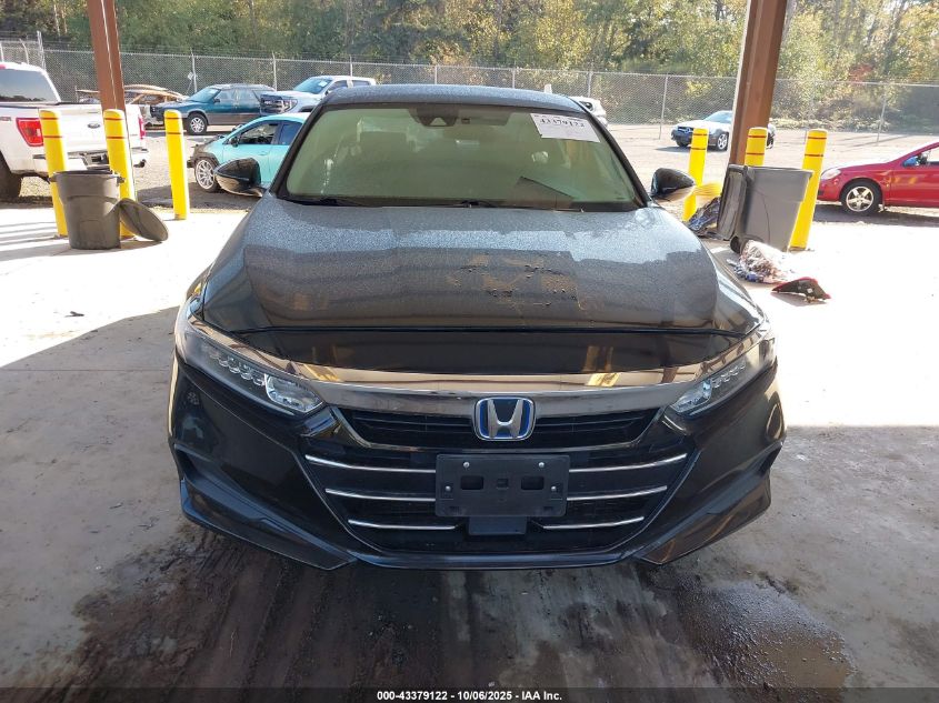 2021 Honda Accord Hybrid VIN: 1HGCV3F16MA017645 Lot: 43379122
