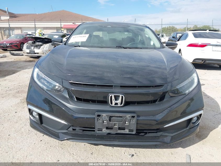 2019 Honda Civic Touring VIN: JHMFC1F90KX004538 Lot: 43379180