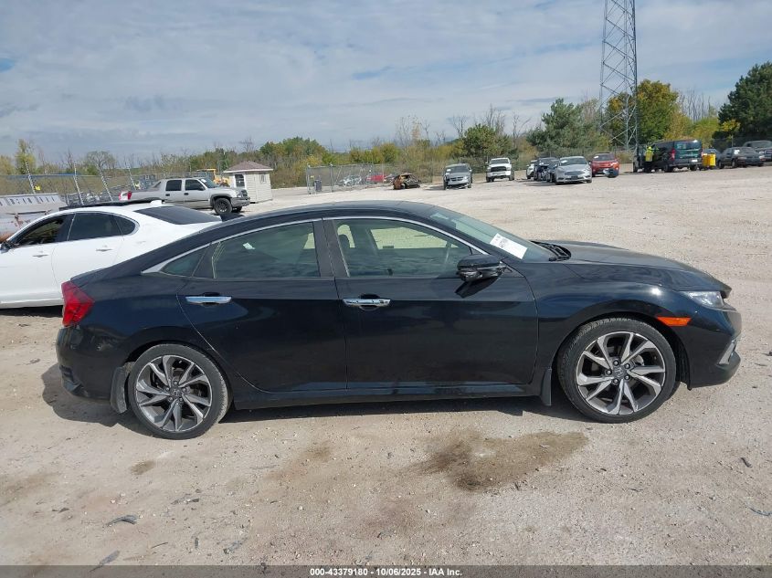 2019 Honda Civic Touring VIN: JHMFC1F90KX004538 Lot: 43379180