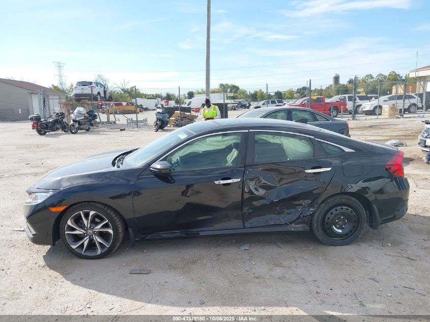 2019 Honda Civic Touring VIN: JHMFC1F90KX004538 Lot: 43379180