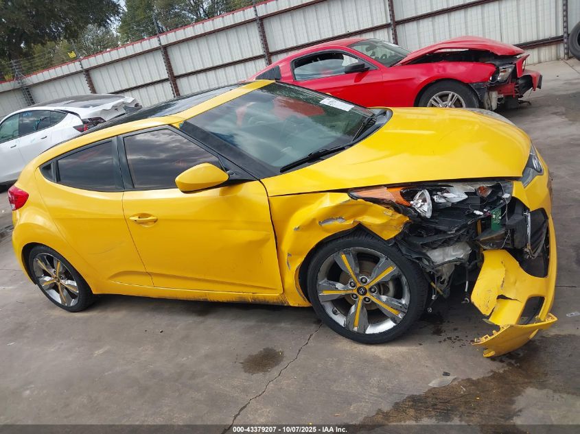 2016 Hyundai Veloster VIN: KMHTC6ADXGU265760 Lot: 43379207