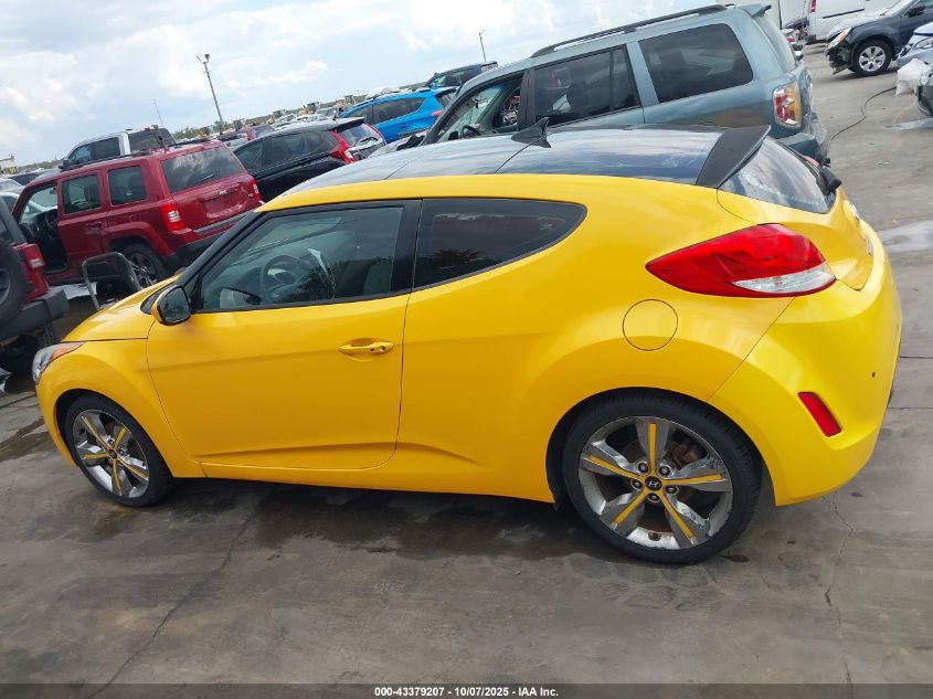 2016 Hyundai Veloster VIN: KMHTC6ADXGU265760 Lot: 43379207