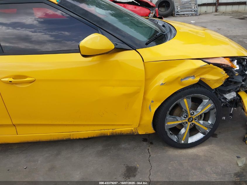 2016 Hyundai Veloster VIN: KMHTC6ADXGU265760 Lot: 43379207