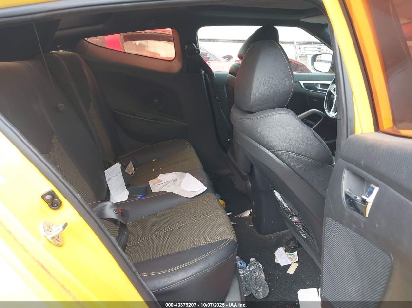 2016 Hyundai Veloster VIN: KMHTC6ADXGU265760 Lot: 43379207