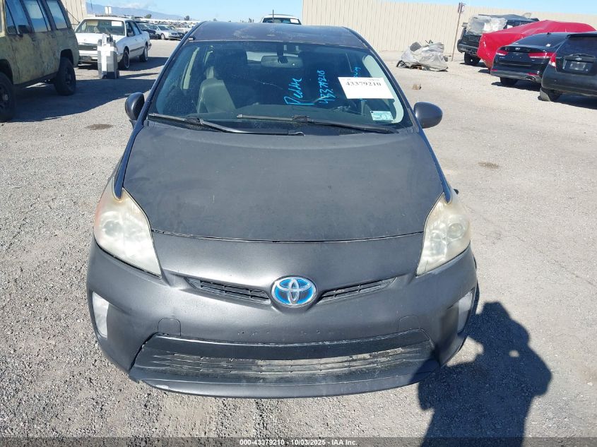 2012 Toyota Prius Four VIN: JTDKN3DU7C1507095 Lot: 43379210