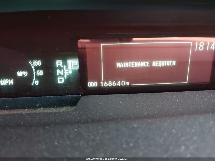 2012 Toyota Prius Four VIN: JTDKN3DU7C1507095 Lot: 43379210