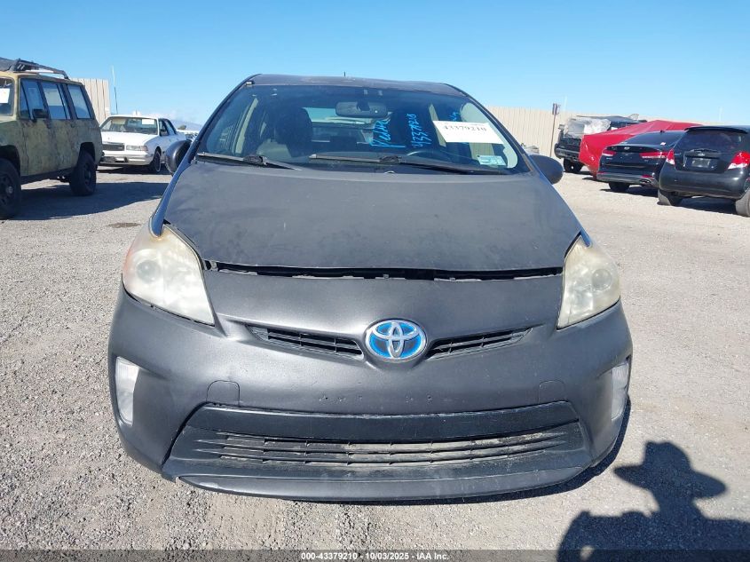 2012 Toyota Prius Four VIN: JTDKN3DU7C1507095 Lot: 43379210