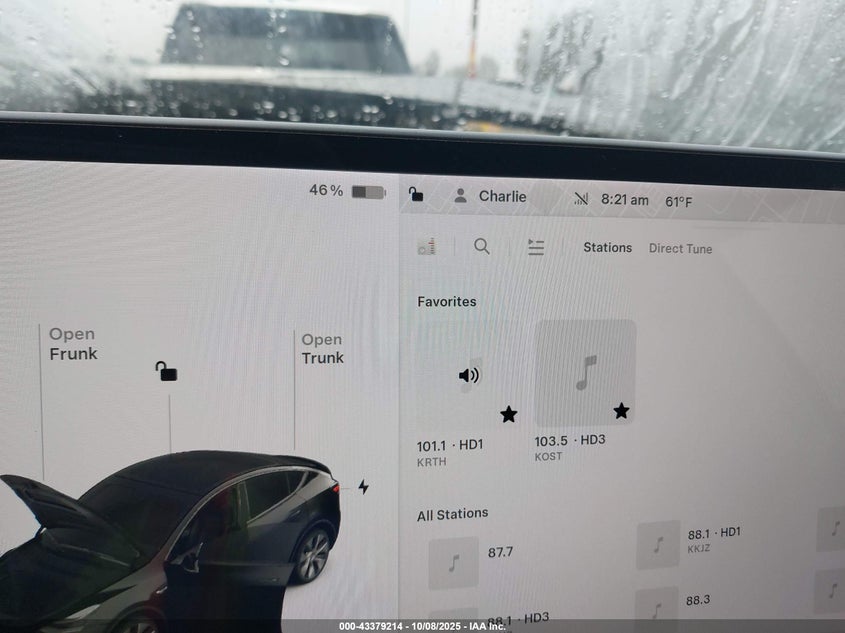 2021 Tesla Model Y Long Range Dual Motor All-Wheel Drive VIN: 5YJYGDEE2MF275046 Lot: 43379214