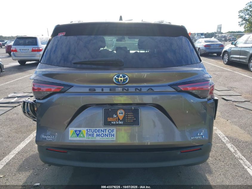 2021 Toyota Sienna Le VIN: 5TDKRKEC5MS038145 Lot: 43379225