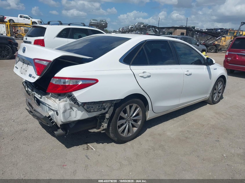 2016 TOYOTA CAMRY HYBRID XLE - 4T1BD1FK3GU186742
