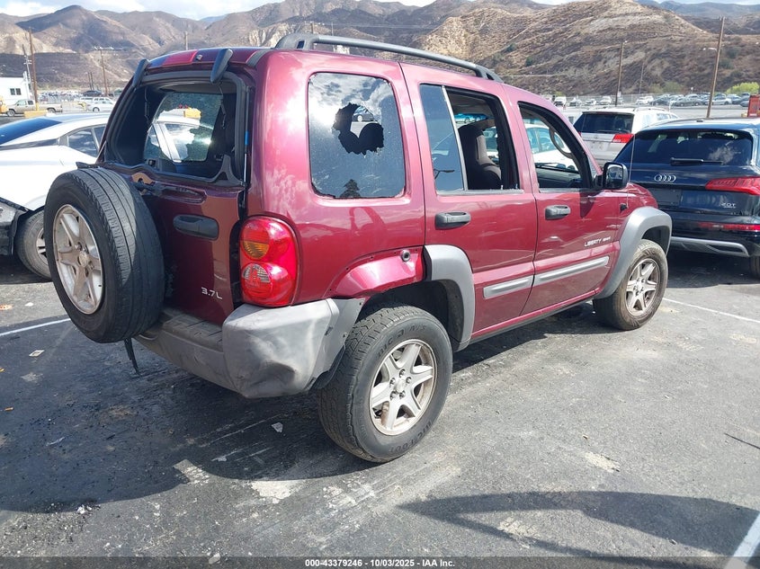 1J4GK48K33W652614 2003 JEEP LIBERTY (NORTH AMERICA) photo no. 4