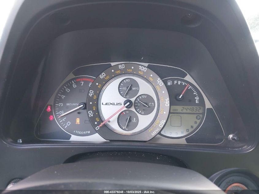 2004 Lexus Is 300 VIN: JTHBD192840082975 Lot: 43379248