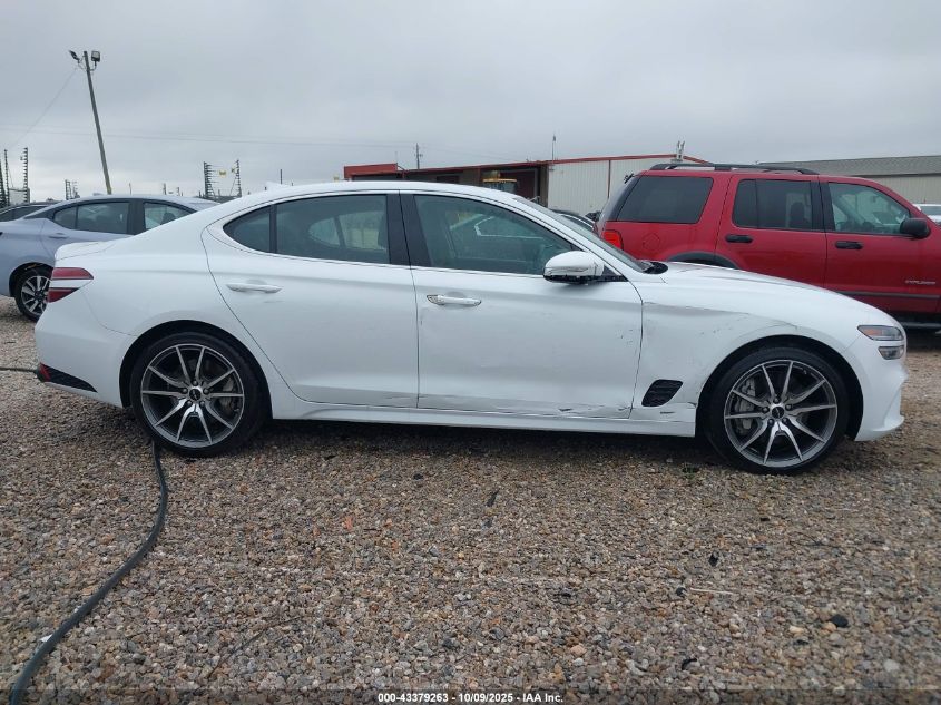 2025 Genesis G70 2.5T Awd VIN: KMTG34SC4SU153899 Lot: 43379263