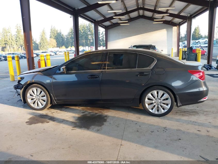 2016 Acura Rlx Sport Hybrid Advance Package VIN: JH4KC2F92GC000087 Lot: 43379265