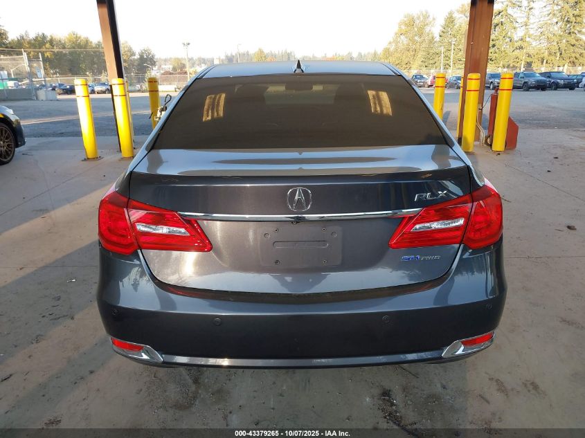 2016 Acura Rlx Sport Hybrid Advance Package VIN: JH4KC2F92GC000087 Lot: 43379265