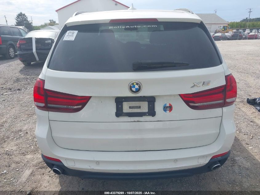 2015 BMW X5 xDrive35I VIN: 5UXKR0C58F0P09823 Lot: 43379269