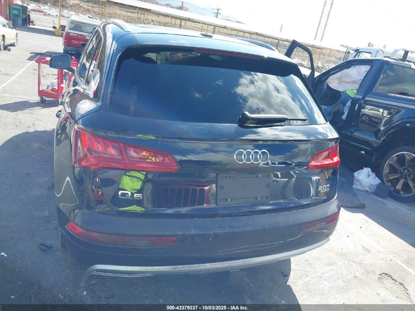2018 Audi Q5 VIN: WA1BNAFY4J2097653 Lot: 43379337