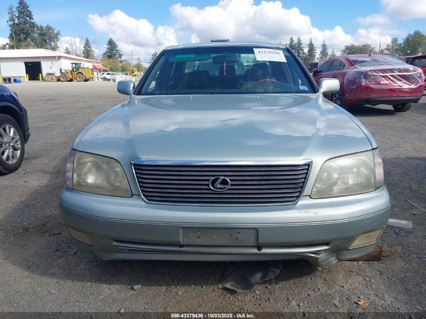 1999 Lexus Ls 400 VIN: JT8BH28F3X0160405 Lot: 43379436
