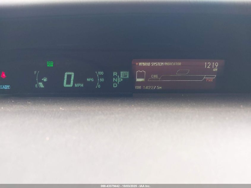 2011 Toyota Prius Two VIN: JTDKN3DUXB5318304 Lot: 43379442