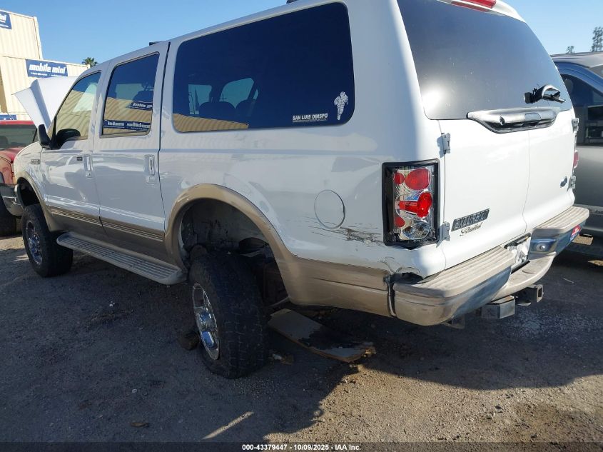 2000 Ford Excursion Limited VIN: 1FMSU43F6YEB39984 Lot: 43379447