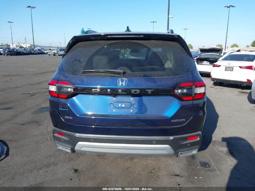 2025 Honda Pilot Touring VIN: 5FNYG1H75SB043789 Lot: 43379456