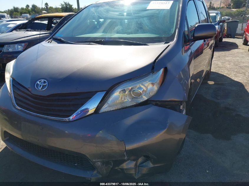 2014 Toyota Sienna Le V6 8 Passenger VIN: 5TDKK3DC2ES478143 Lot: 43379517