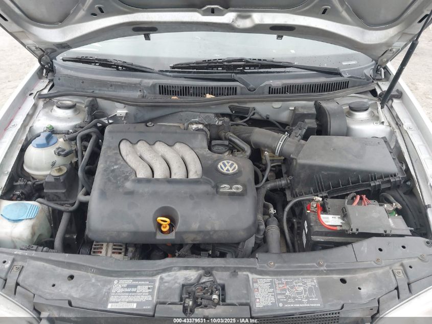 2003 Volkswagen Golf Gls 2.0L VIN: 9BWGK61J534026938 Lot: 43379531