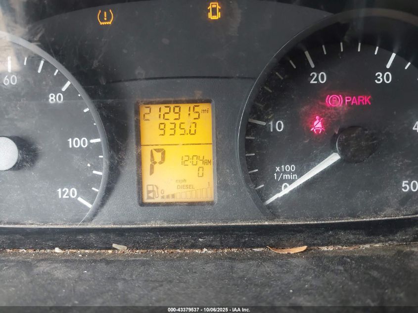 2013 Mercedes-Benz Sprinter 2500 High Roof VIN: WD3PE8CC0D5798457 Lot: 43379537