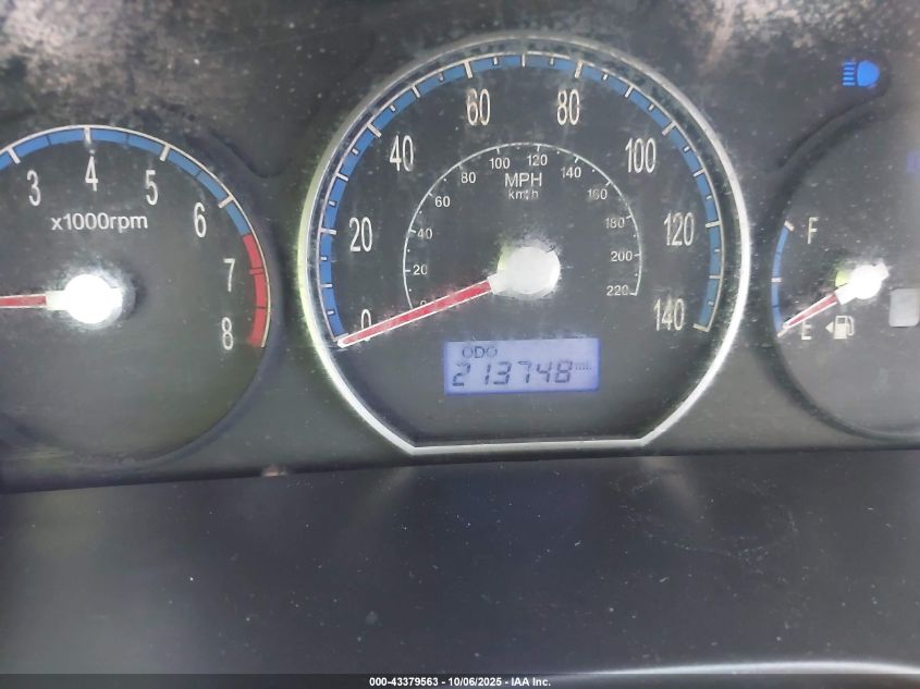 2009 Hyundai Santa Fe Gls VIN: 5NMSG13D19H246660 Lot: 43379563