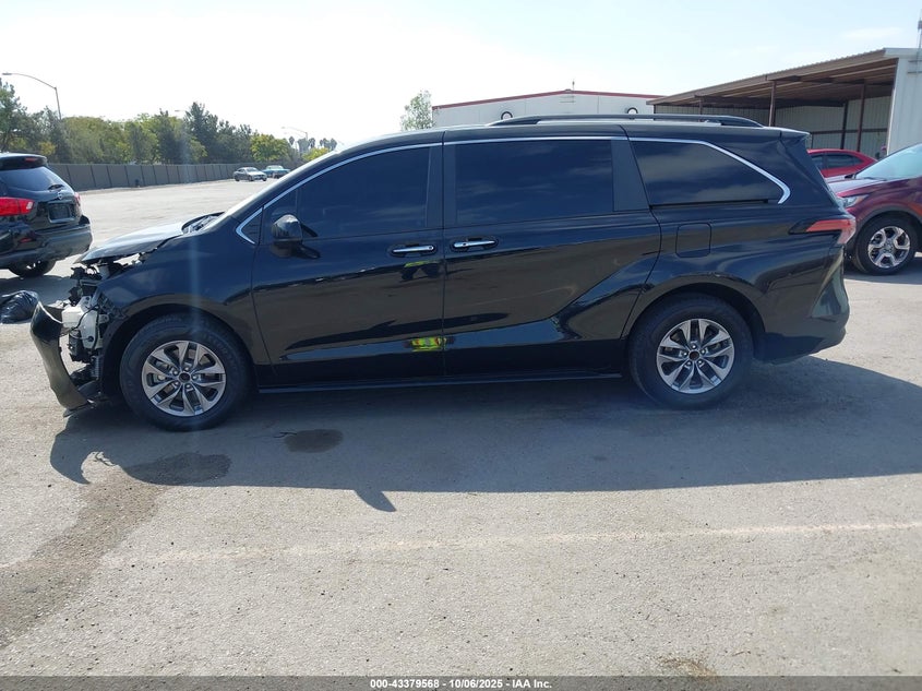 2022 Toyota Sienna Xle VIN: 5TDYRKEC8NS135691 Lot: 43379568