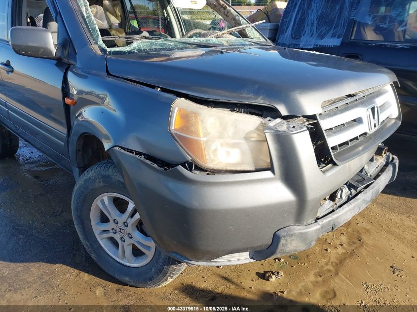 2008 Honda Pilot Vp VIN: 5FNYF18288B011757 Lot: 43379615