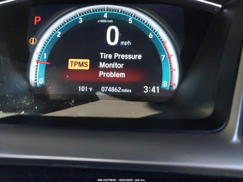 2017 Honda Civic Ex-L VIN: 2HGFC1F7XHH658073 Lot: 43379636