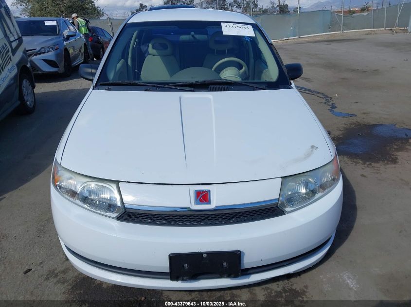 2003 Saturn Ion 2 VIN: 1G8AJ52F43Z132060 Lot: 43379643