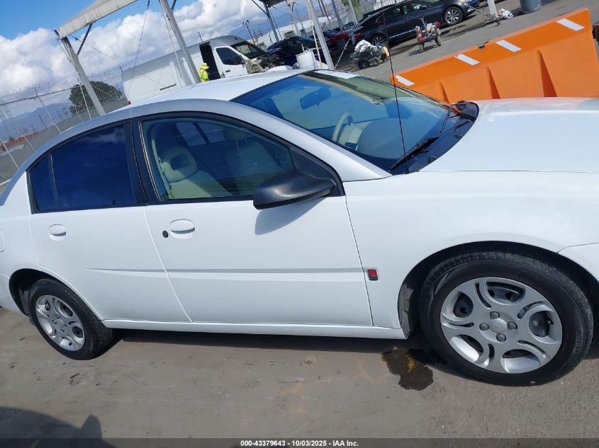 2003 Saturn Ion 2 VIN: 1G8AJ52F43Z132060 Lot: 43379643