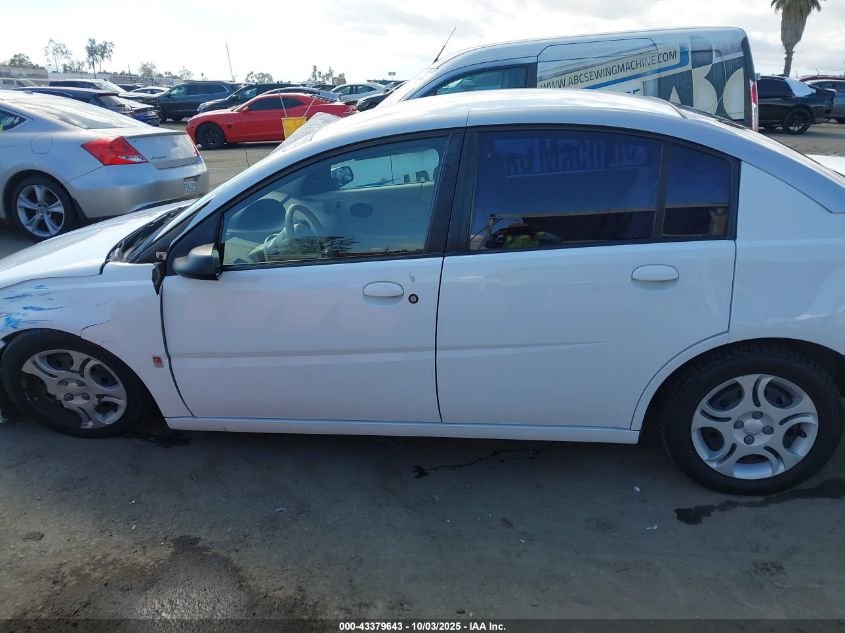 2003 Saturn Ion 2 VIN: 1G8AJ52F43Z132060 Lot: 43379643