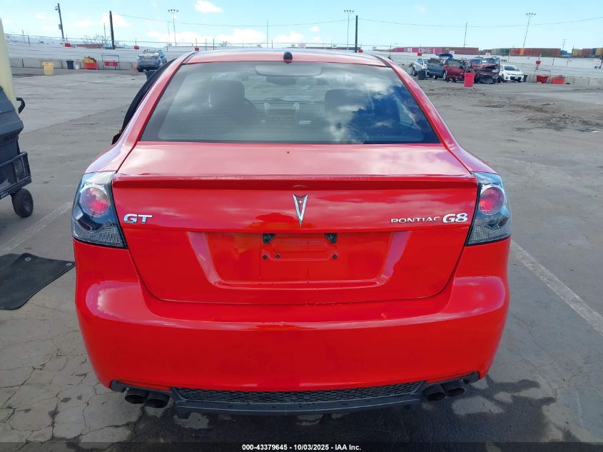 2008 Pontiac G8 Gt VIN: 6G2EC57Y88L128543 Lot: 43379645