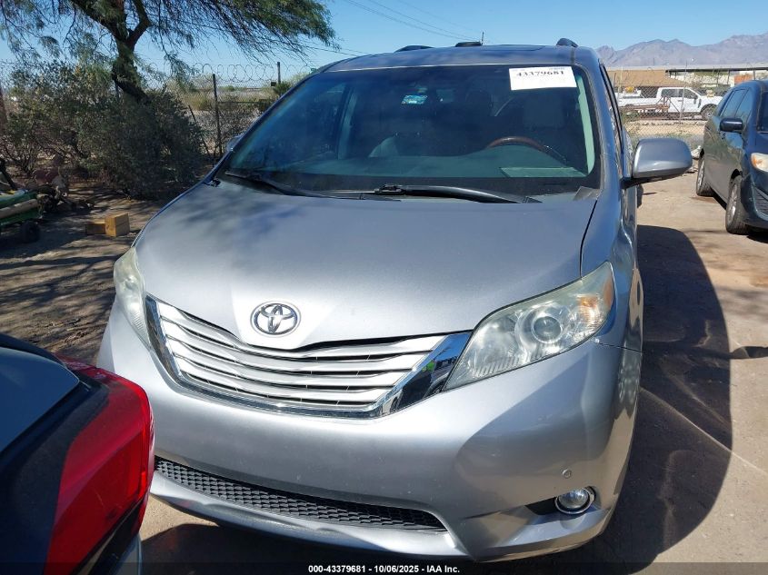 2012 Toyota Sienna Limited V6 7 Passenger VIN: 5TDYK3DC8CS221088 Lot: 43379681