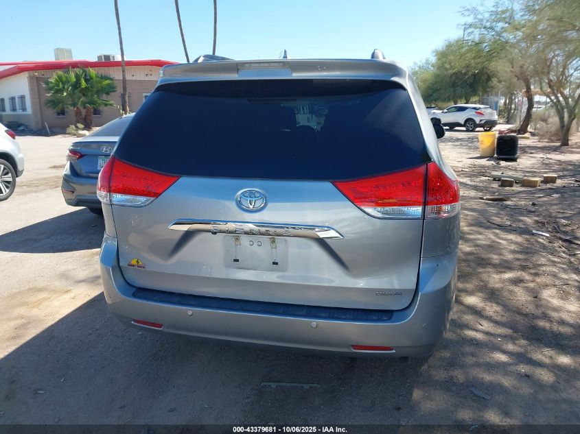 2012 Toyota Sienna Limited V6 7 Passenger VIN: 5TDYK3DC8CS221088 Lot: 43379681