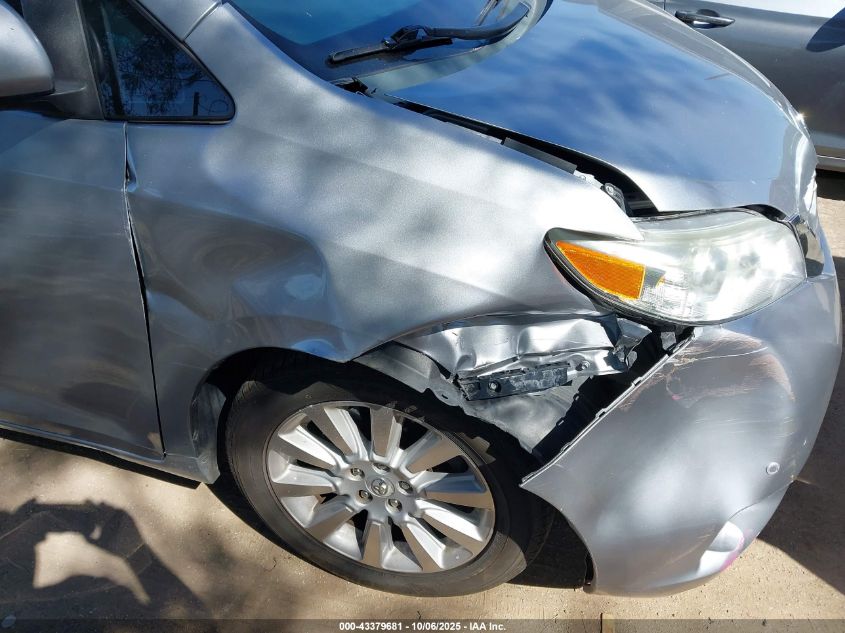 2012 Toyota Sienna Limited V6 7 Passenger VIN: 5TDYK3DC8CS221088 Lot: 43379681