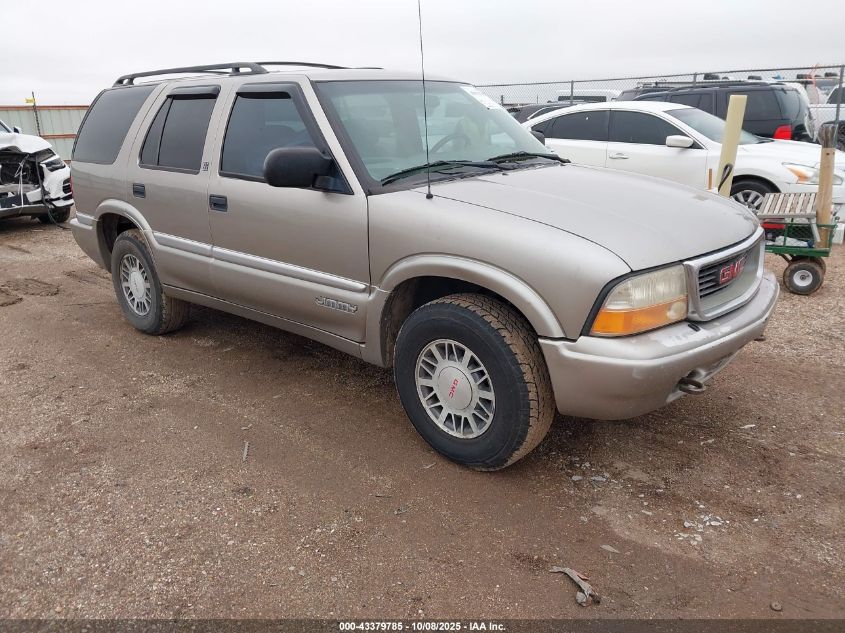 2000 GMC Jimmy Sle VIN: 1GKDT13W6Y2231617 Lot: 43379785