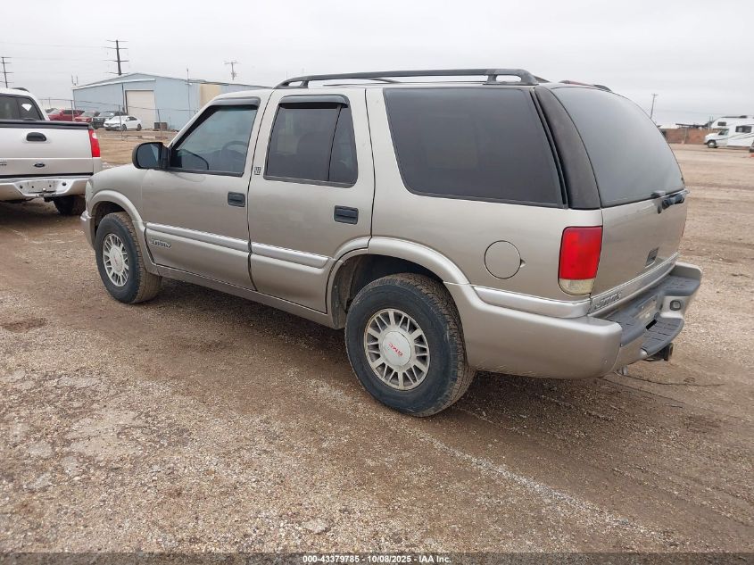 2000 GMC Jimmy Sle VIN: 1GKDT13W6Y2231617 Lot: 43379785