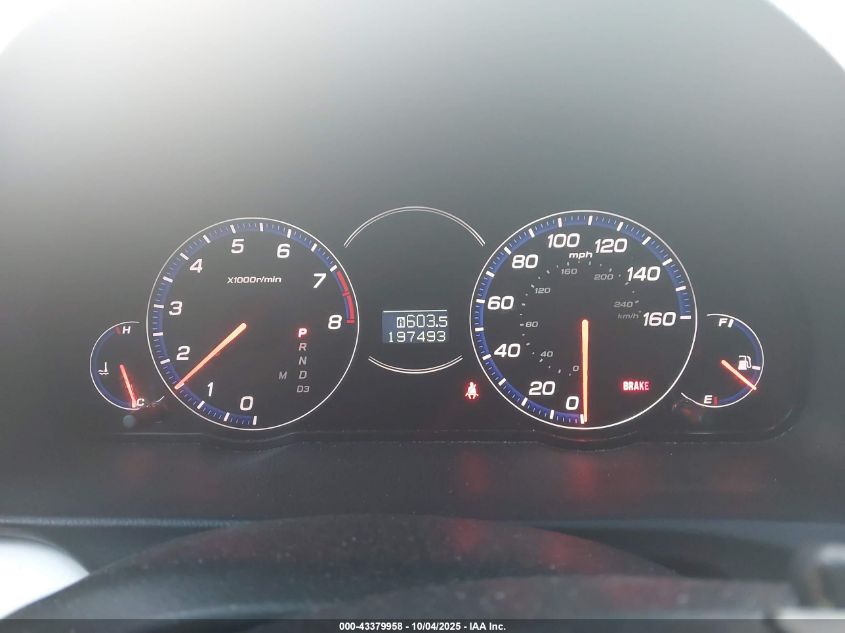 2007 Acura Tsx VIN: JH4CL96847C012004 Lot: 43379958