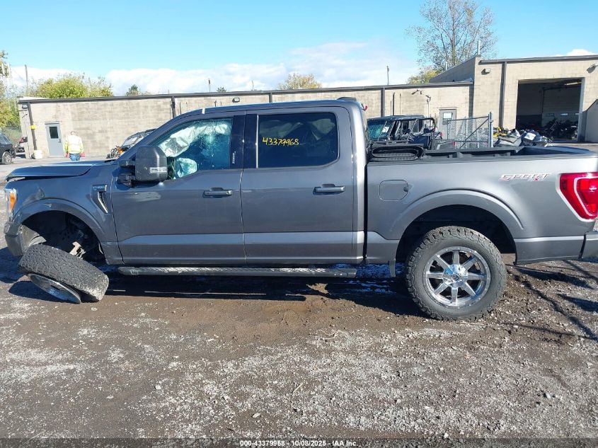 2022 Ford F-150 Xlt VIN: 1FTFW1E50NFA44166 Lot: 43379968